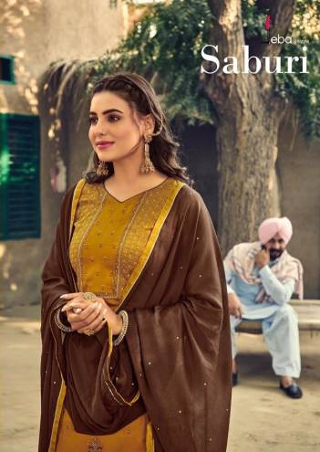 Saburi Vol 1 By Eba Lifestyle Designer Embroidered Salwar Kameez Collection